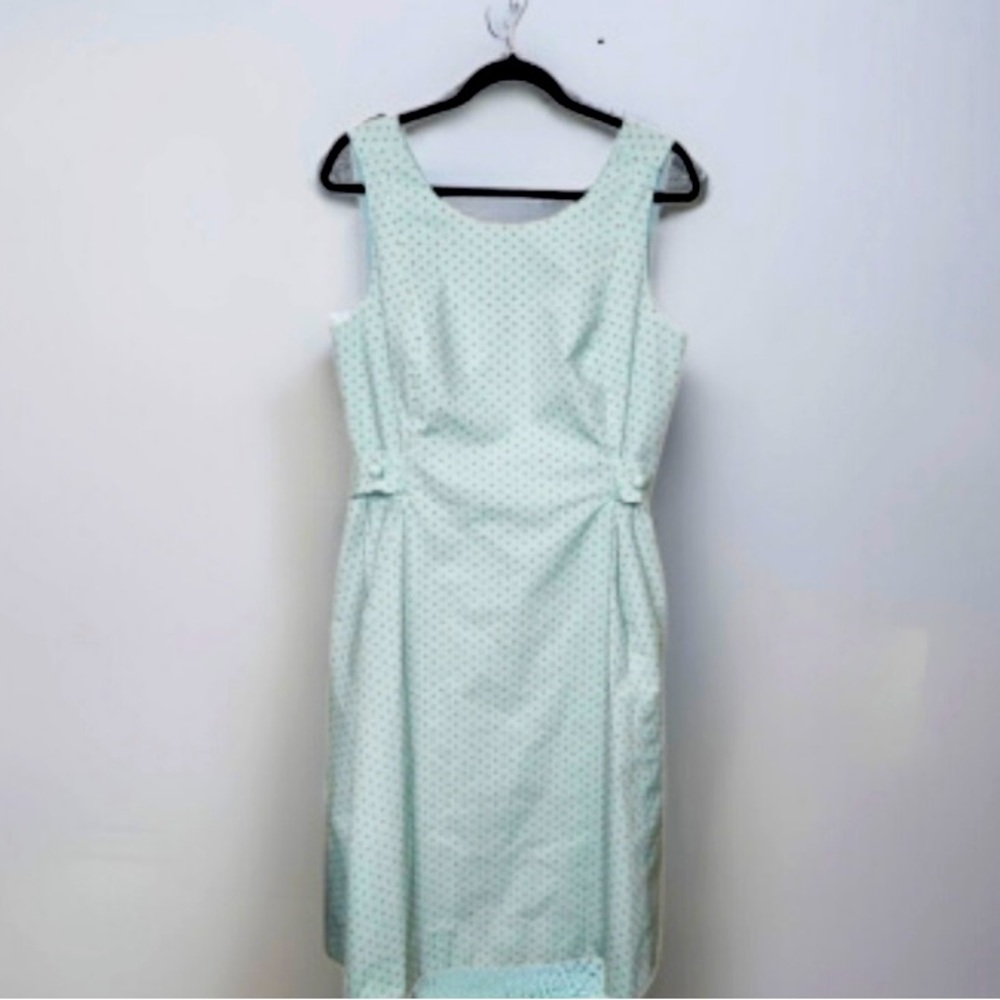J Peterman Retro Polka Dot Dress